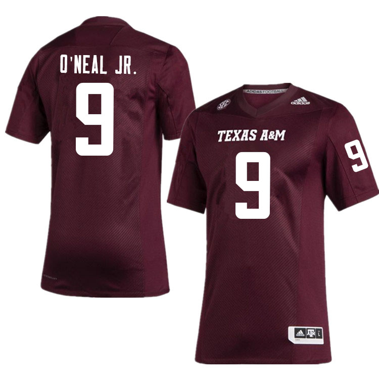 Men #9 Leon O'Neal Jr. Texas A&M Aggies College Football Jerseys Sale-Maroon